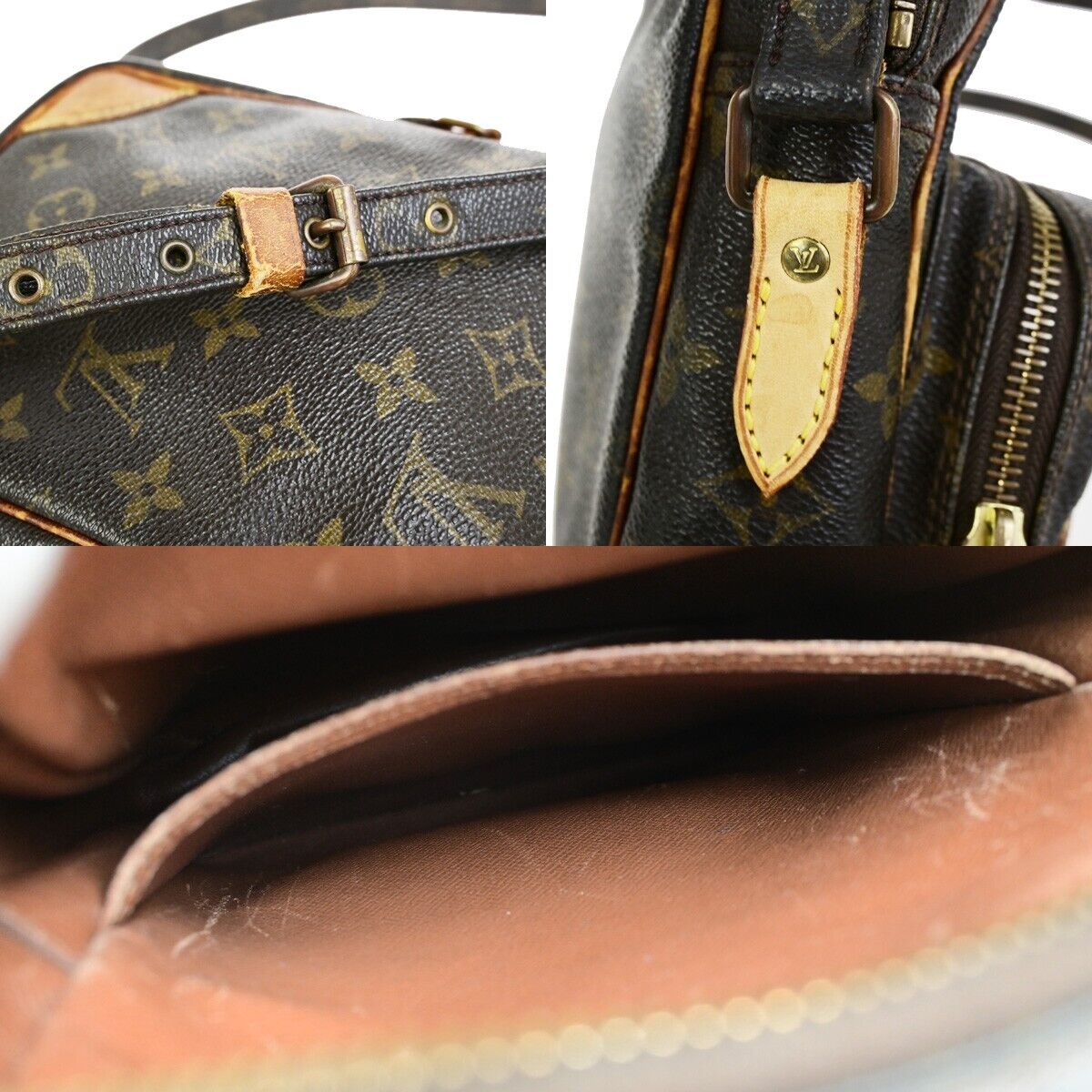 LOUIS VUITTON Amazon Crossbody Shoulder Bag Monogram Leather BN M45236 62FB192