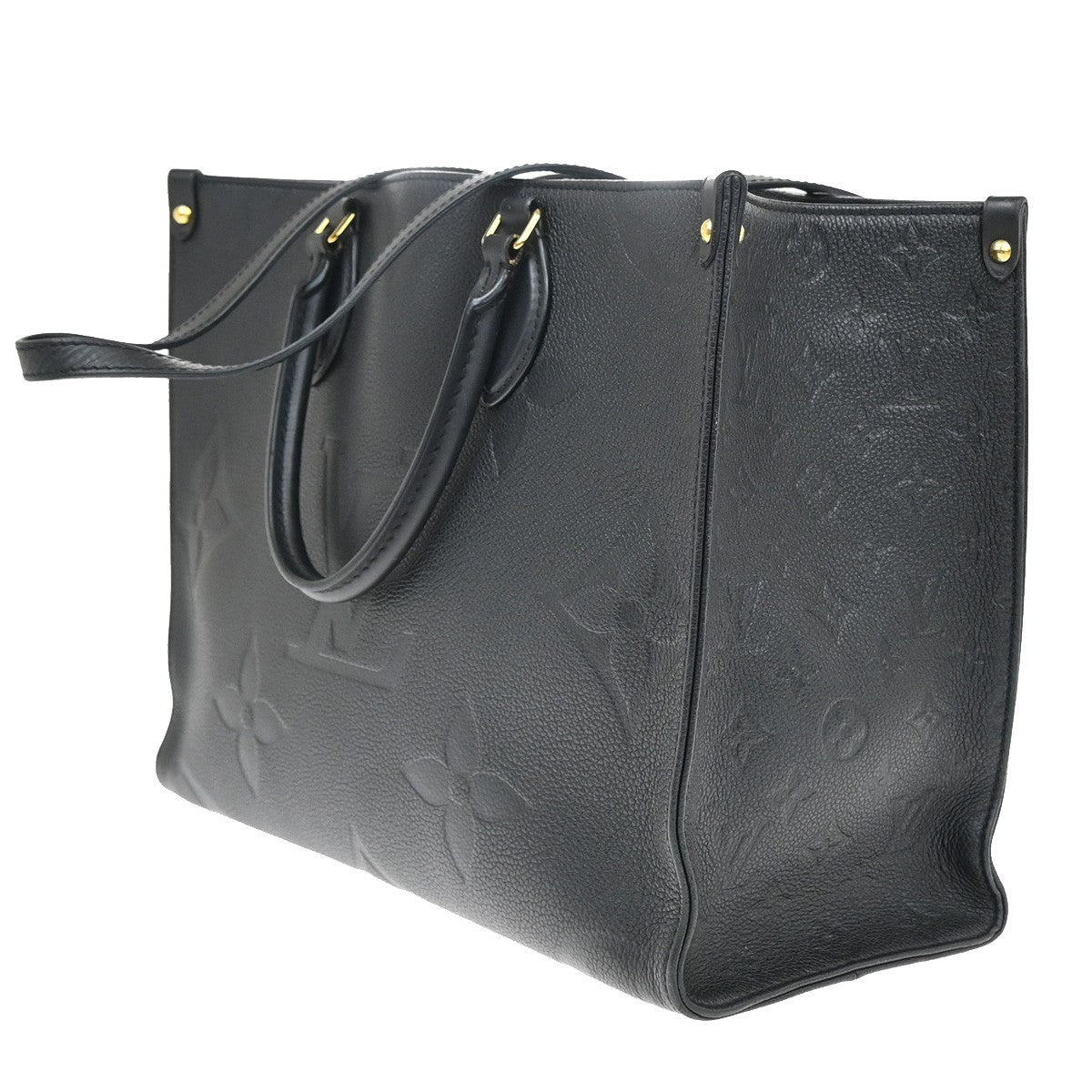 LOUIS VUITTON OnTheGo MM 2Way Hand Bag Monogram Empreinte Black M45595 652RF708