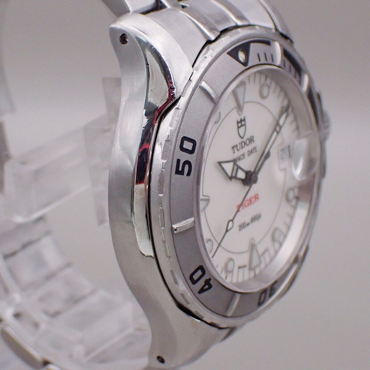 TUDOR Prince Date Hydronaut TIGER 40mm Watch Stainless Steel Ref.89190 620RK951