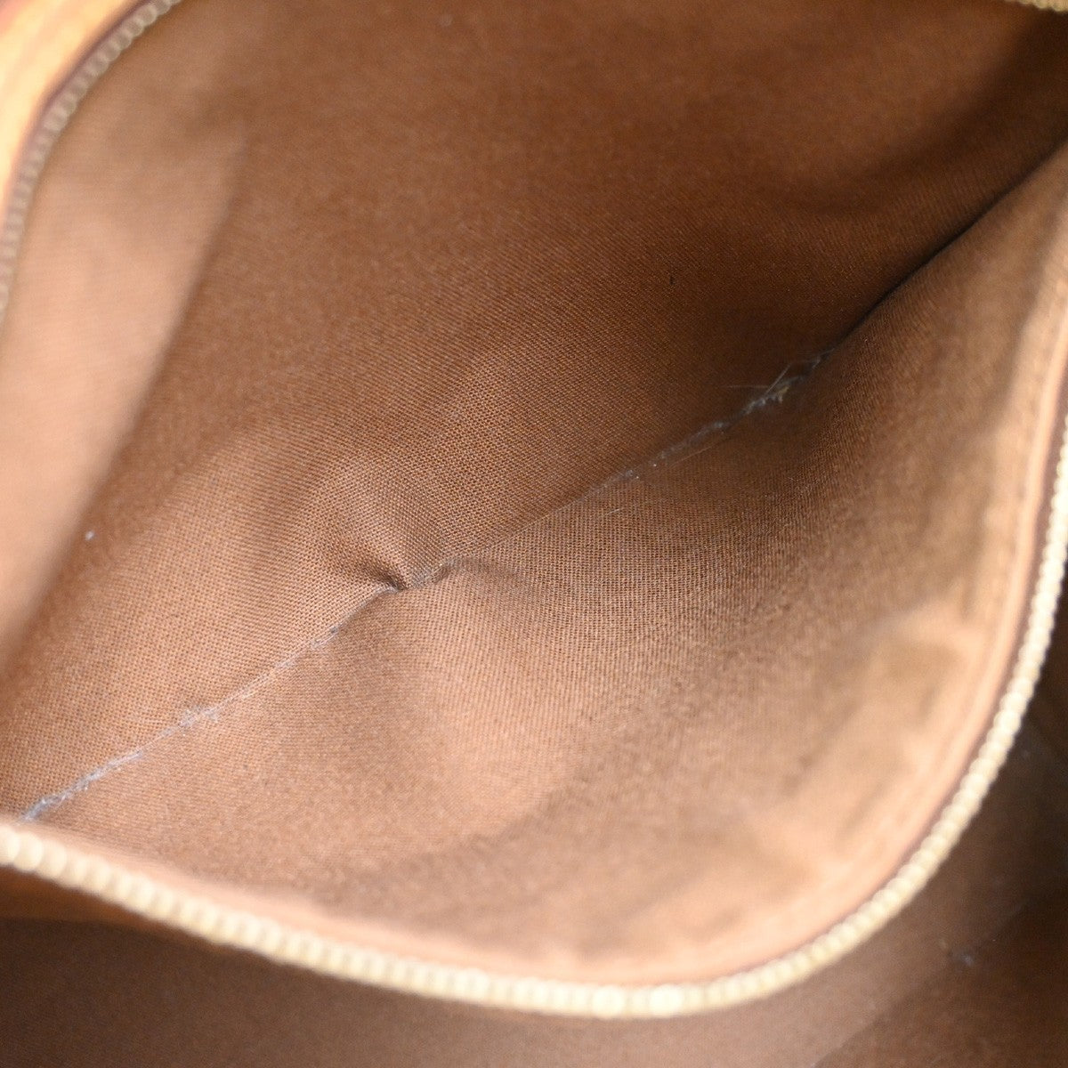 LOUIS VUITTON Cabas Mezzo Shoulder Bag Monogram Leather Brown USA M51151 77KD183