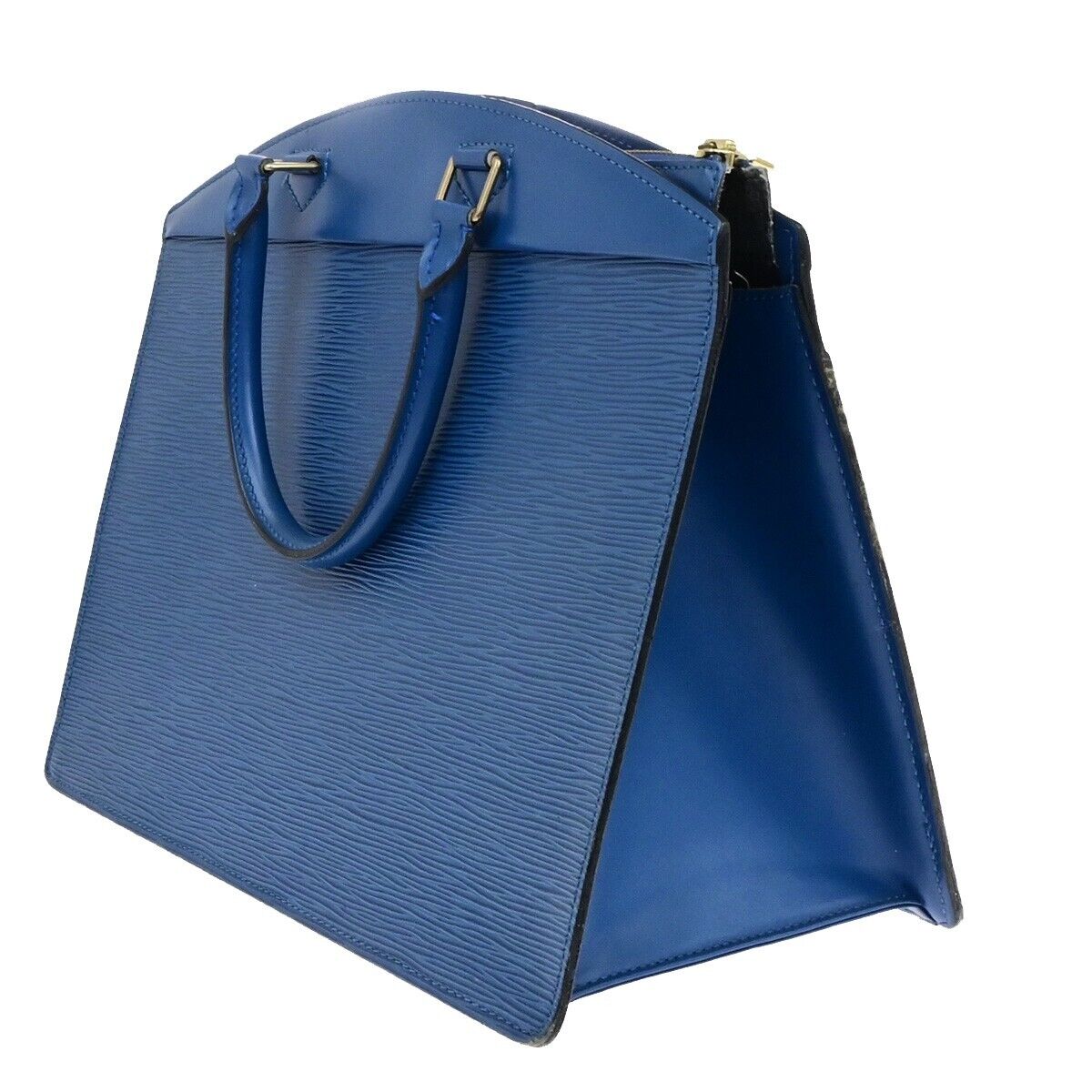 LOUIS VUITTON LV Logo Riviera Hand Bag Epi Leather Blue France M48185 64EA211