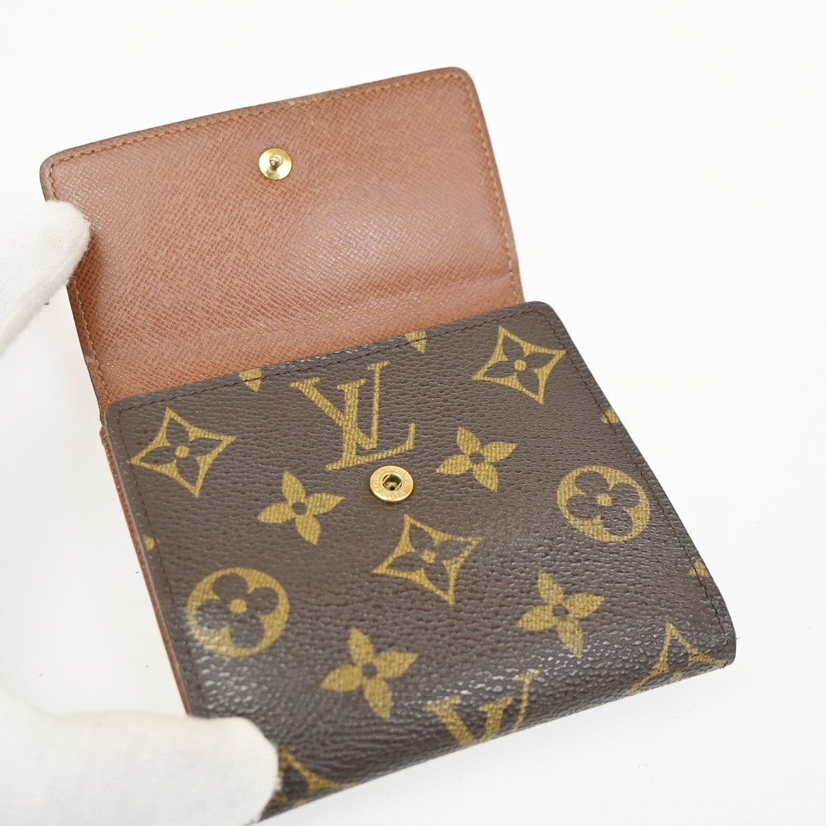 LOUIS VUITTON Porte Monnaie Billet Carte Credit Wallet Monogram M61652 07KC326