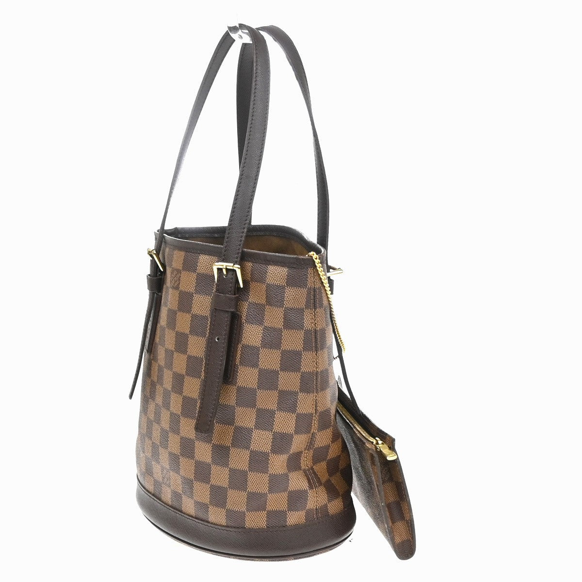 LOUIS VUITTON Marais Shoulder Bag Damier Ebene Leather Brown N42240 23YJ104