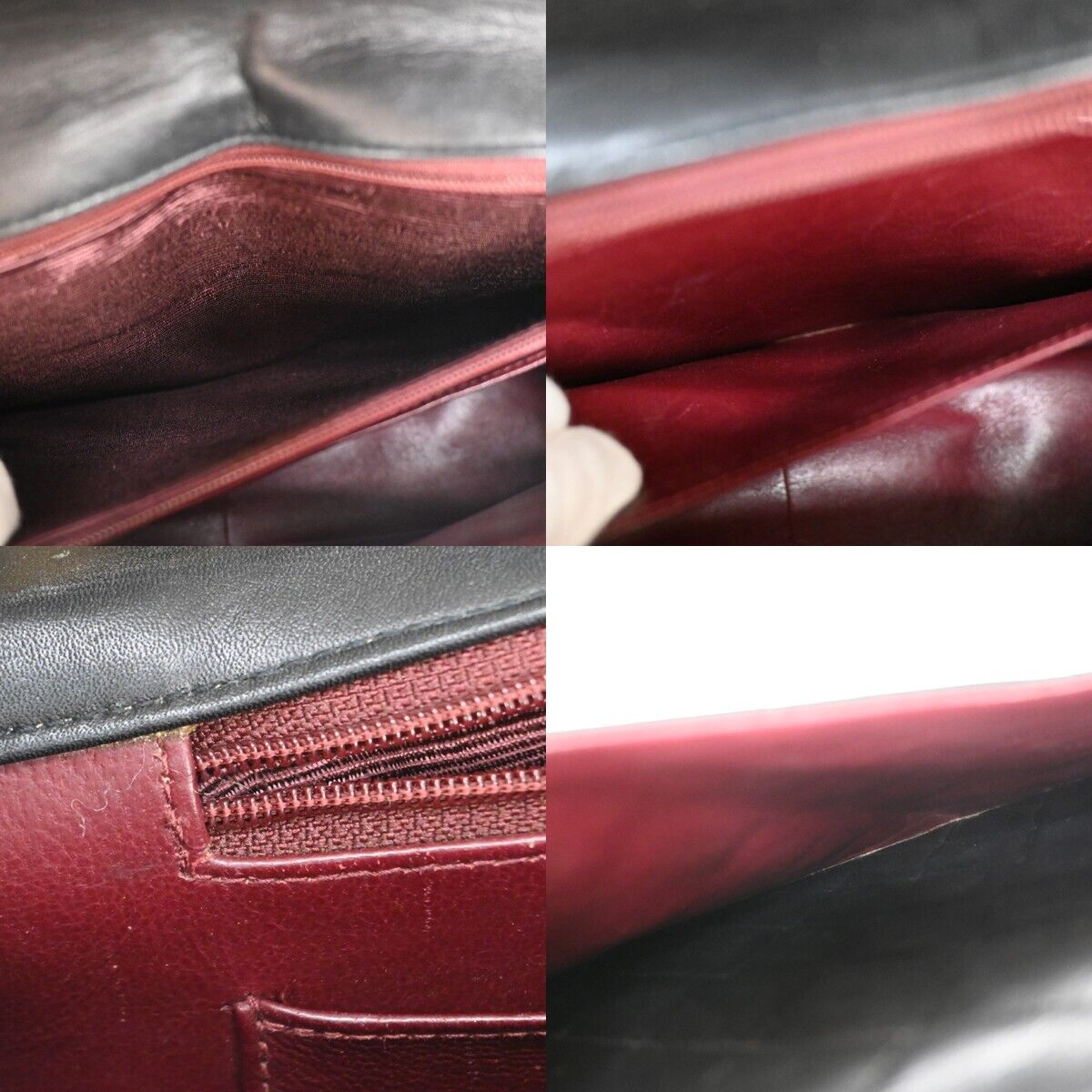 CHANEL CC Maxi Jumbo Matelasse 34 Chain Shoulder Bag Leather Black GHW 858RH948