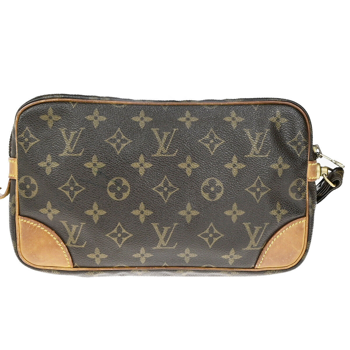 LOUIS VUITTON Marly Dragonne GM Clutch Hand Bag Monogram Brown M51825 66YG507