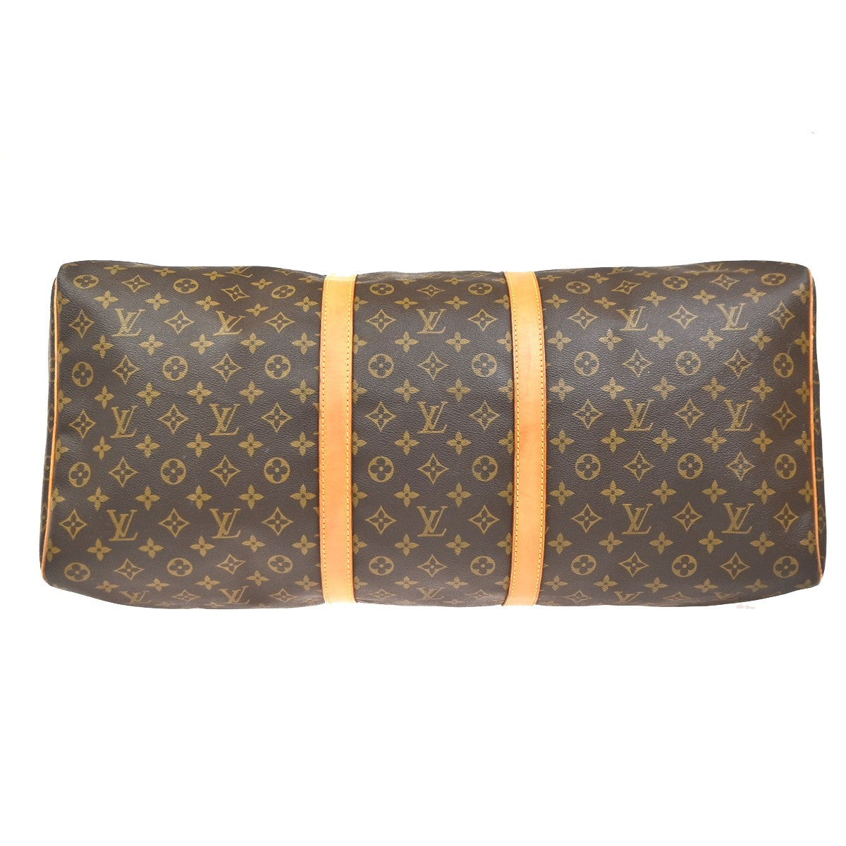 LOUIS VUITTON Keepall 60 Travel Hand Bag Monogram Leather Brown M41422 75CA806