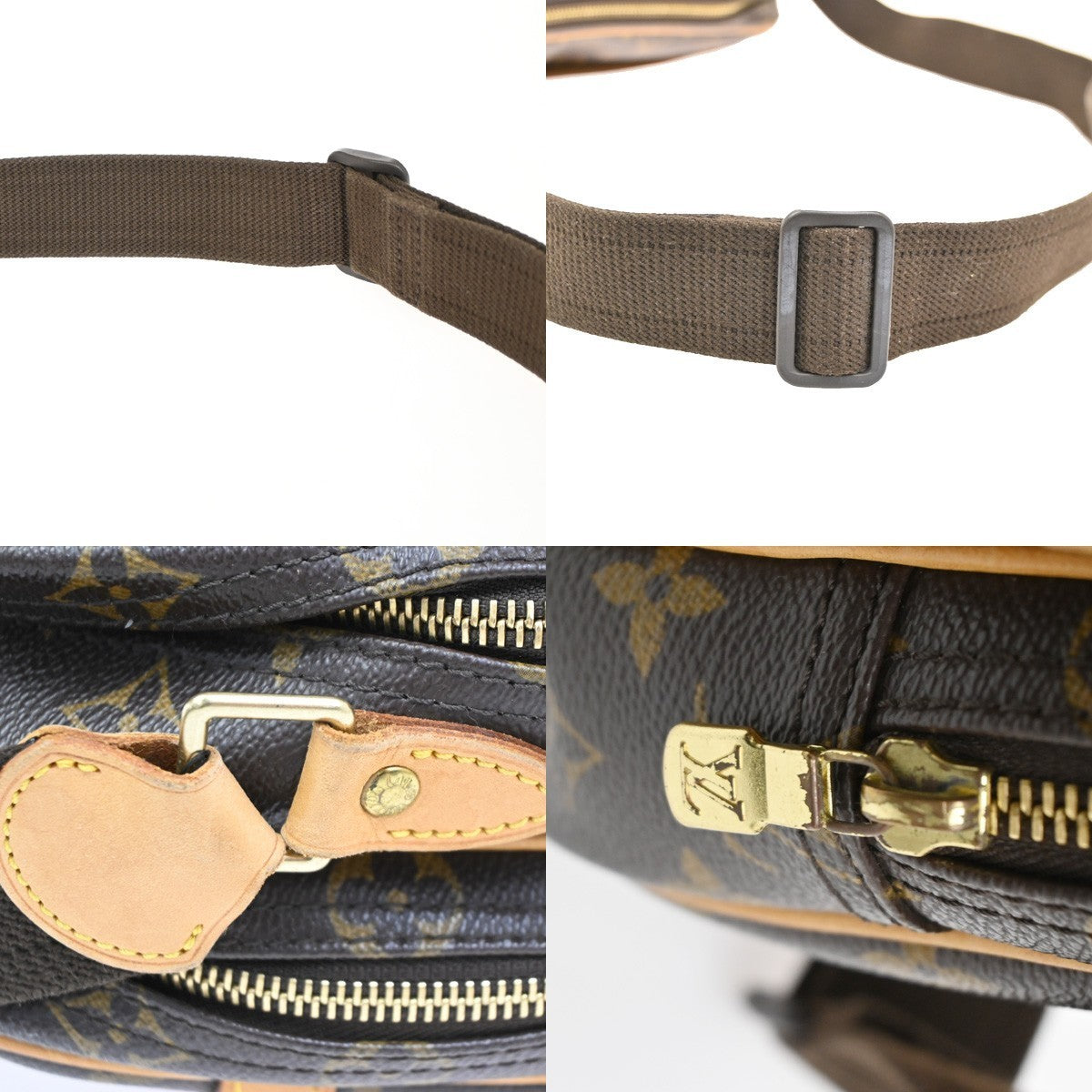 LOUIS VUITTON Reporter Crossbody Shoulder Bag Monogram Leather BN M45254 13TA495