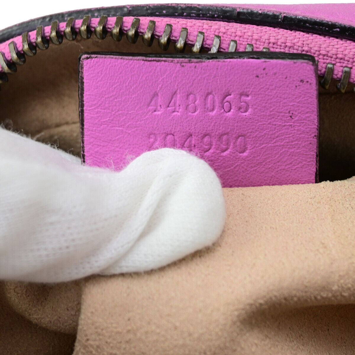 GUCCI GG Marmont Mini Quilting Chain Shoulder Bag Leather Pink GHW 21YG468