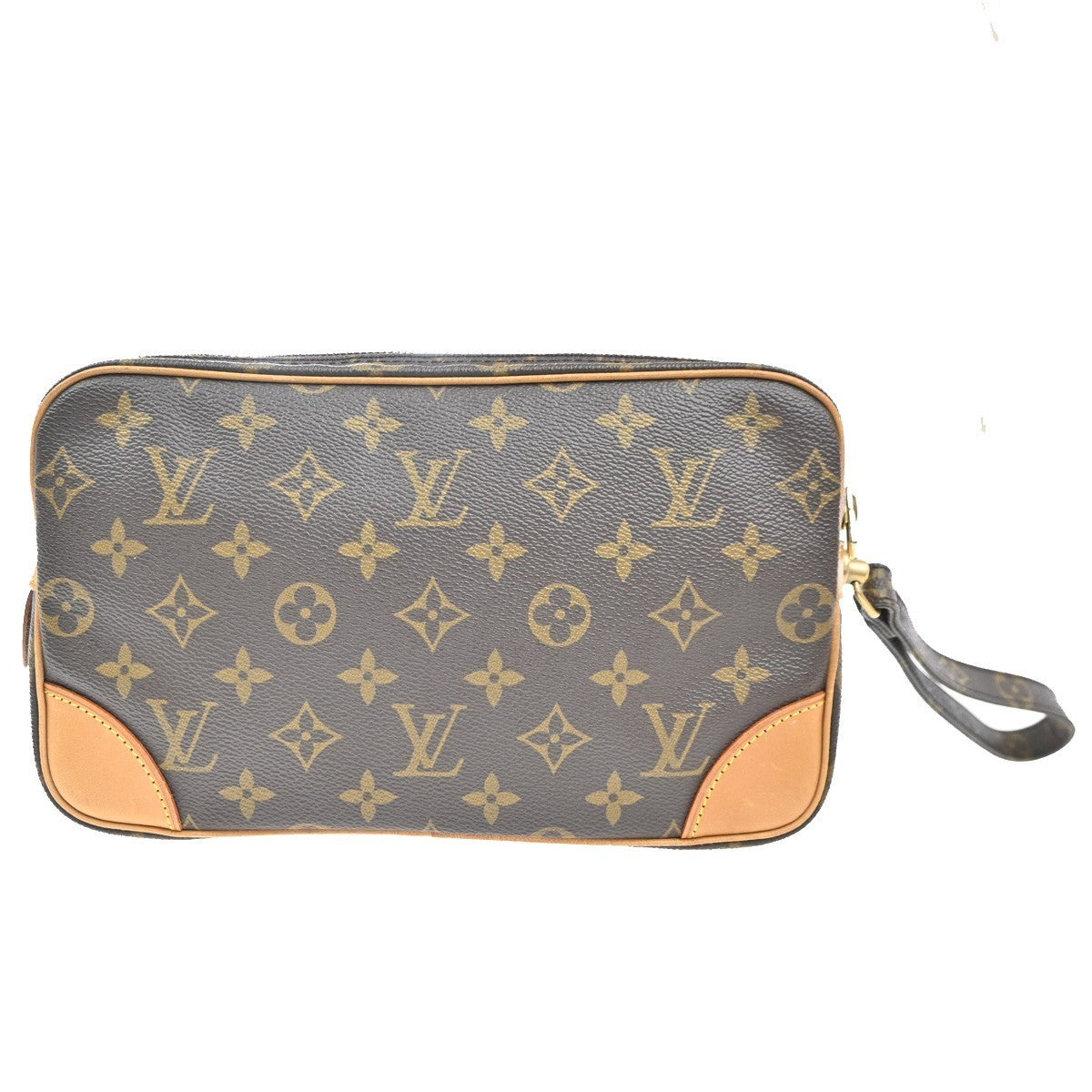 LOUIS VUITTON Marly Dragonne GM Clutch Hand Bag Monogram Brown M51825 32MA361