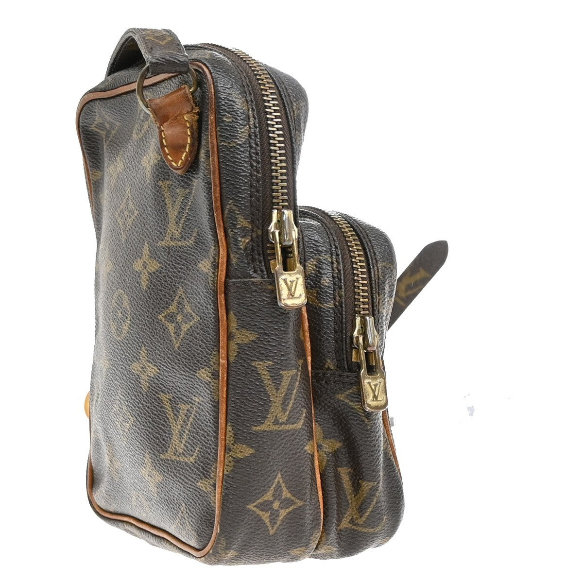 LOUIS VUITTON Mini Amazon Shoulder Bag Monogram Leather Brown M45238 66EF804