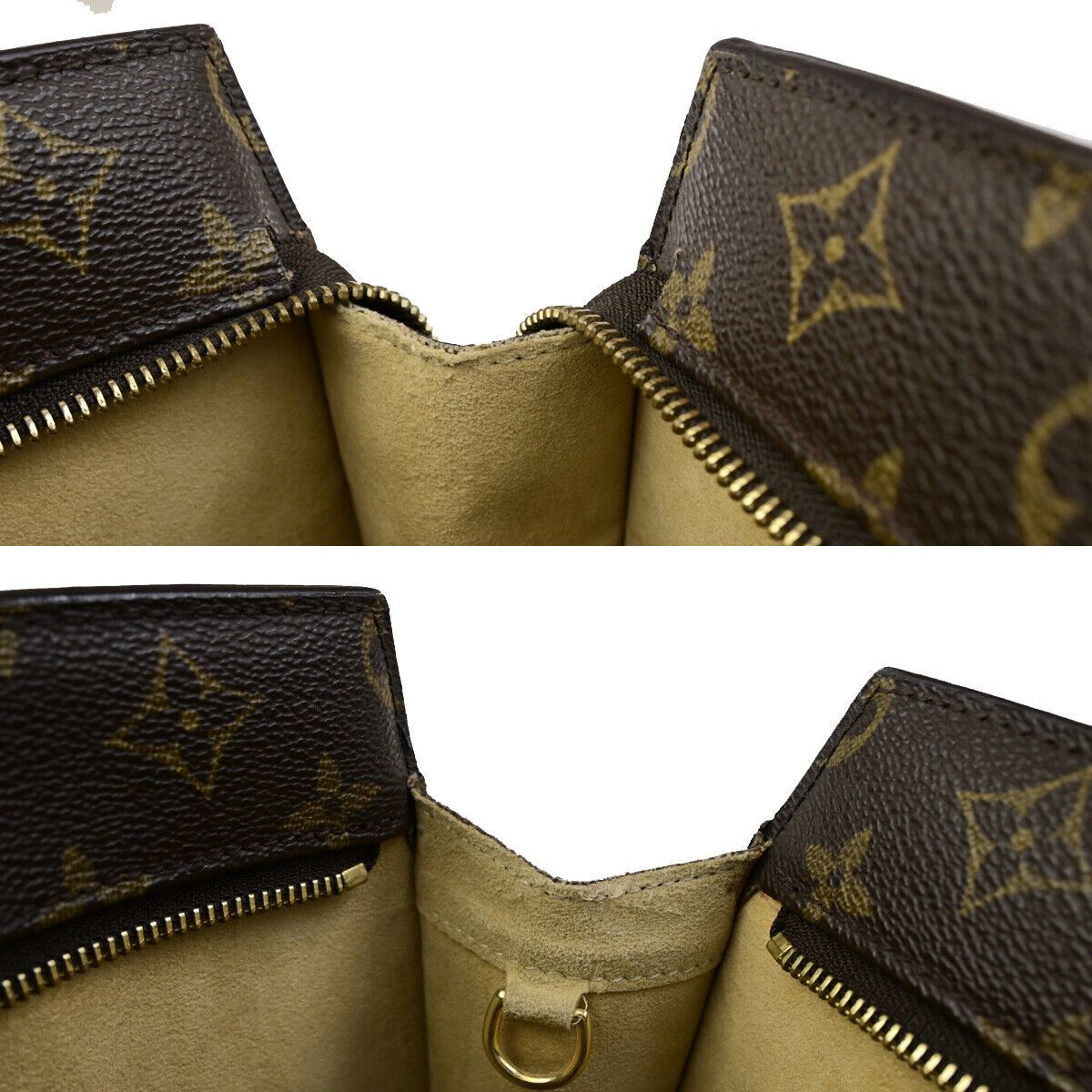 LOUIS VUITTON BABYLONE Shoulder Bag Monogram Leather Brown France M51102 77SJ508