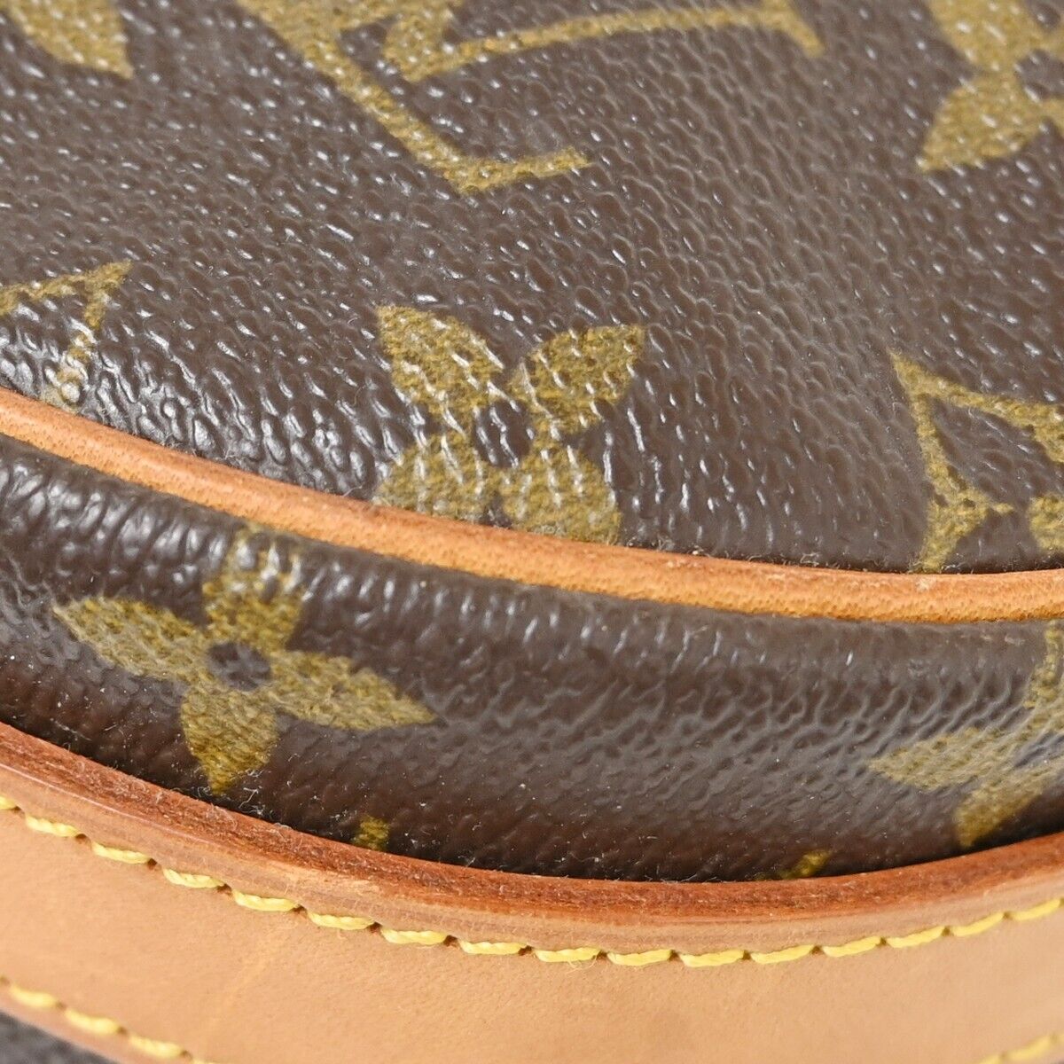 LOUIS VUITTON Jeune Fille GM Shoulder Bag Monogram Leather Brown M51225 81FA030