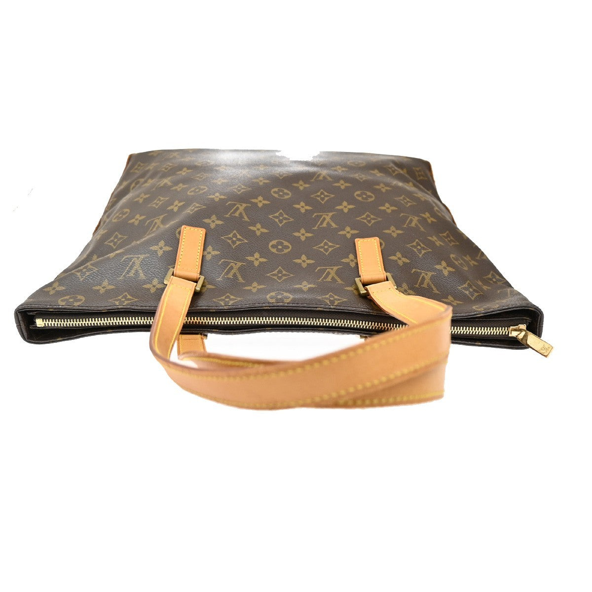 LOUIS VUITTON Cabas Mezzo Shoulder Bag Monogram Leather Brown M51151 85CA092