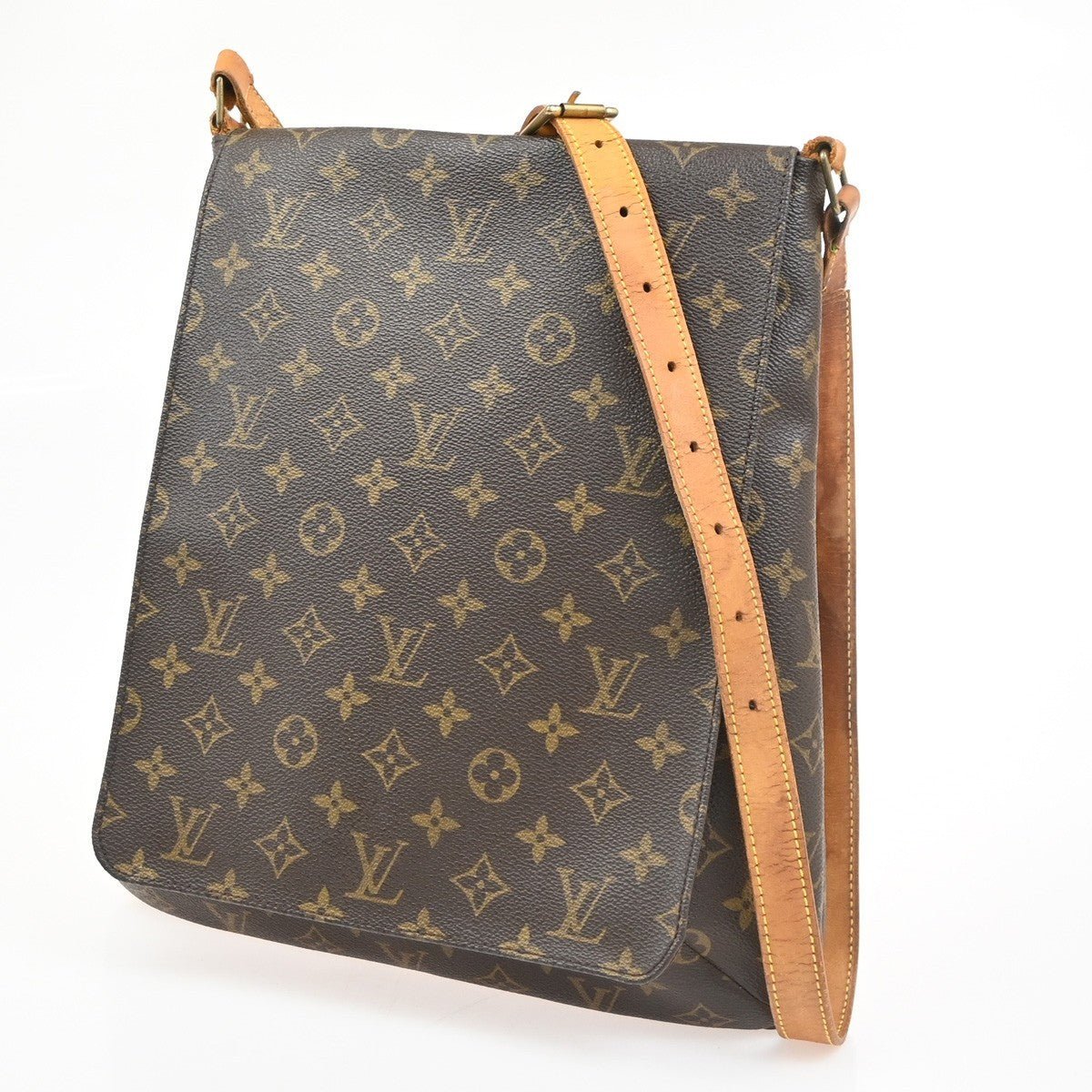 LOUIS VUITTON Musette Shoulder Bag Monogram Leather Brown France M51256 30PA120