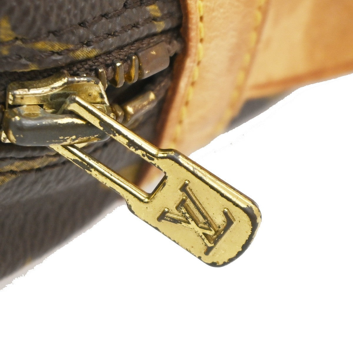 LOUIS VUITTON Compiegne 28 Clutch Bag Monogram Leather Brown GHW M51845 69CB013