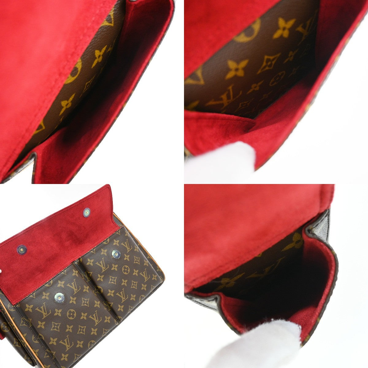LOUIS VUITTON Multipli Cite Shoulder Bag Monogram Leather Brown M51162 42EG005