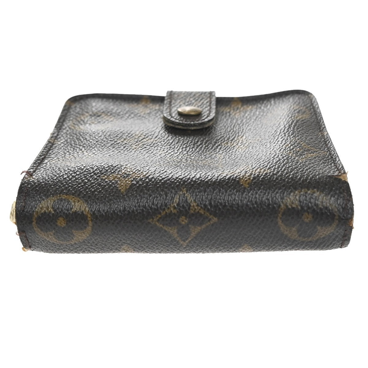 LOUIS VUITTON LV 2 Set Credit Compact Zip Wallet Monogram Leather BN 02KC753
