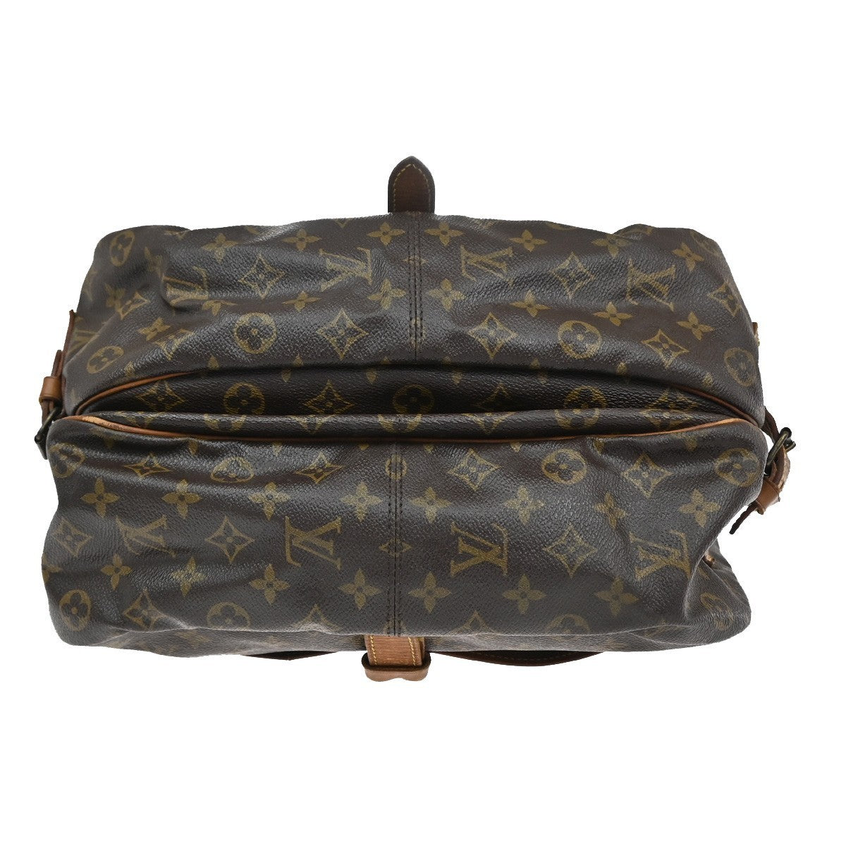 LOUIS VUITTON Saumur 35 Shoulder Bag Monogram Leather BN France M42254 80CA373