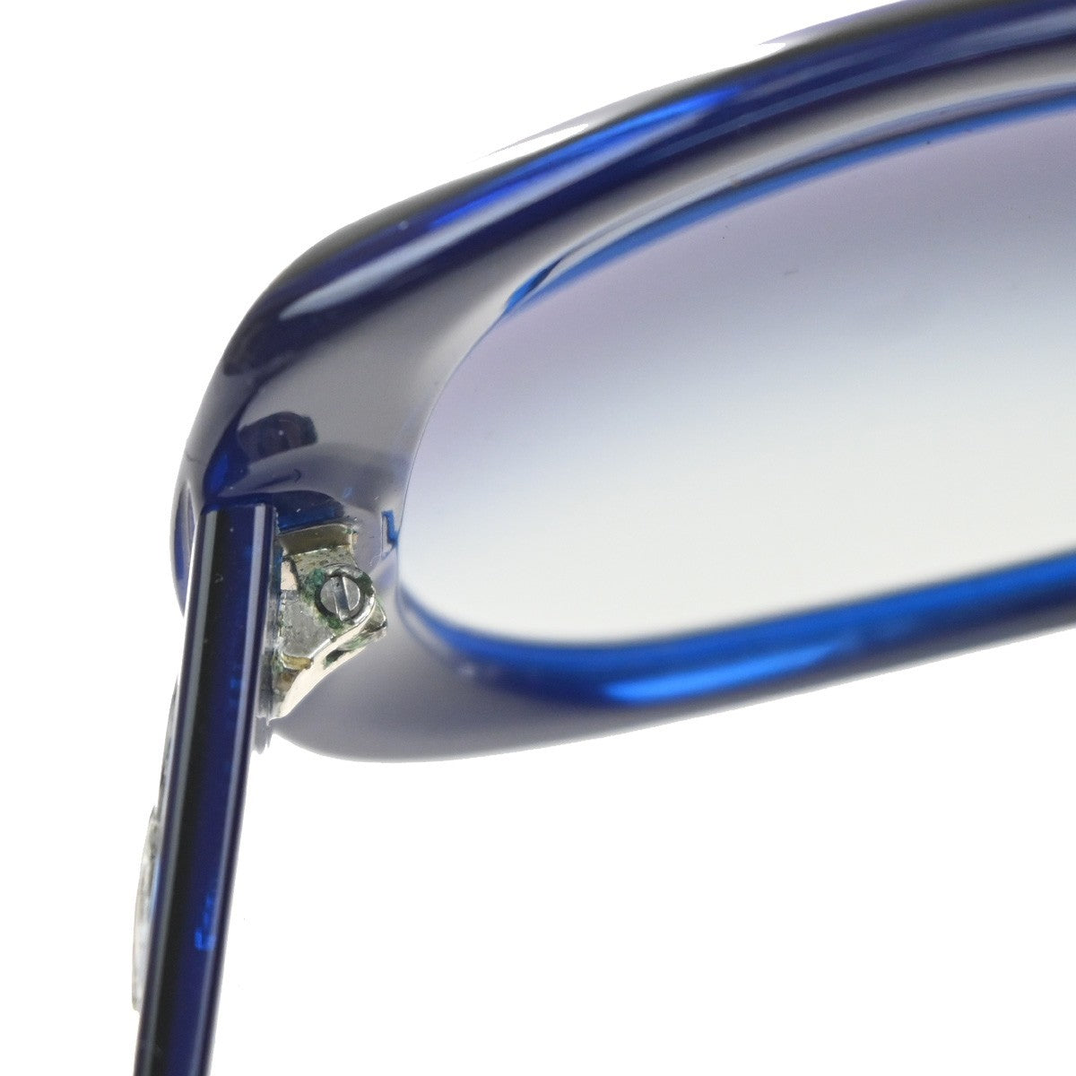 CHANEL CC Logo Sunglasses Eye Were Plastic Metal Blue SHW 5183-A Italy 66MA578