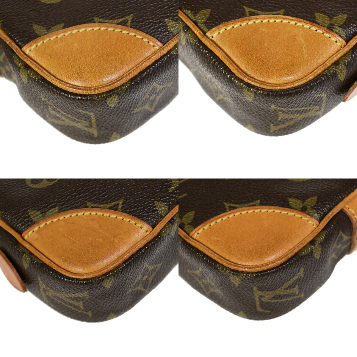 LOUIS VUITTON Marly Dragonne PM Clutch Hand Bag Monogram Leather M51827 32YF514