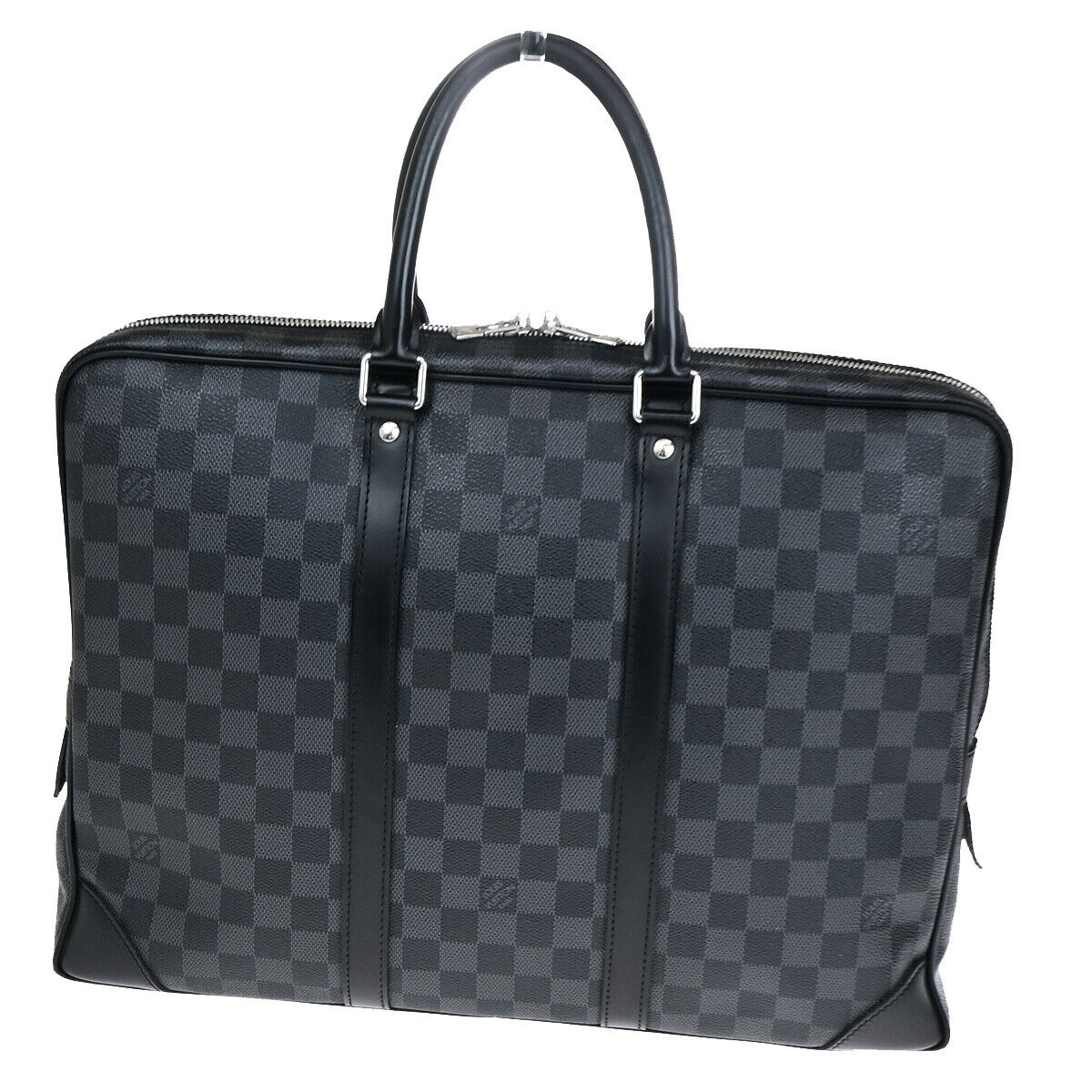 LOUIS VUITTON Porte Documents Voyage Briefcase Hand Bag Graphite N41125 17YF485