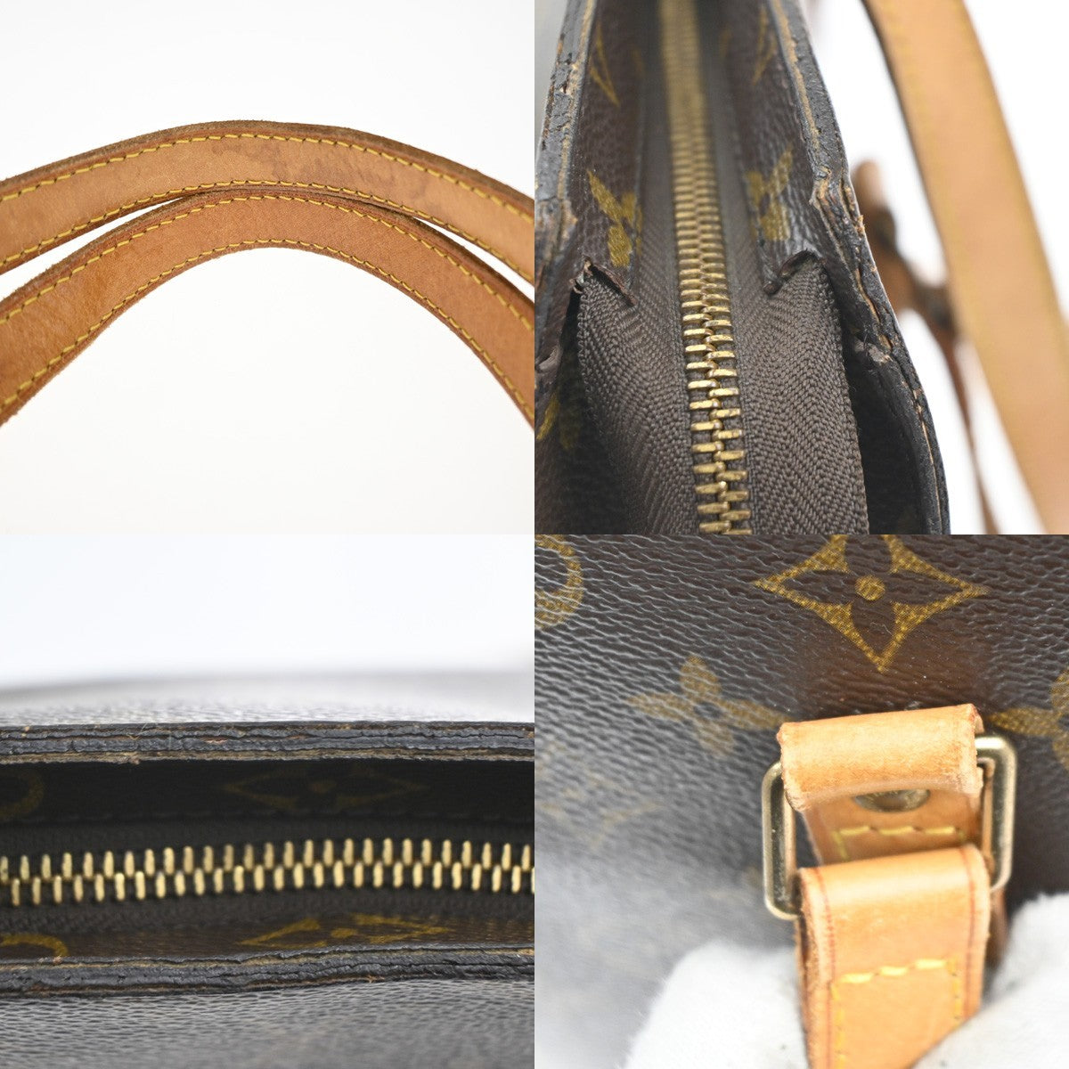 LOUIS VUITTON BABYLONE Shoulder Bag Monogram Leather Brown France M51102 32MA173