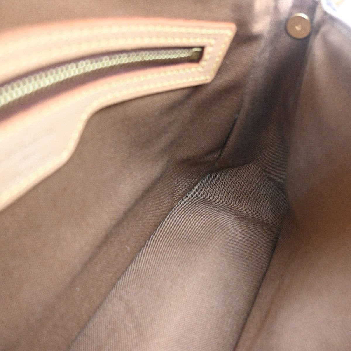 LOUIS VUITTON Mini Looping Hand Bag Monogram Leather Brown M51147 603RF660