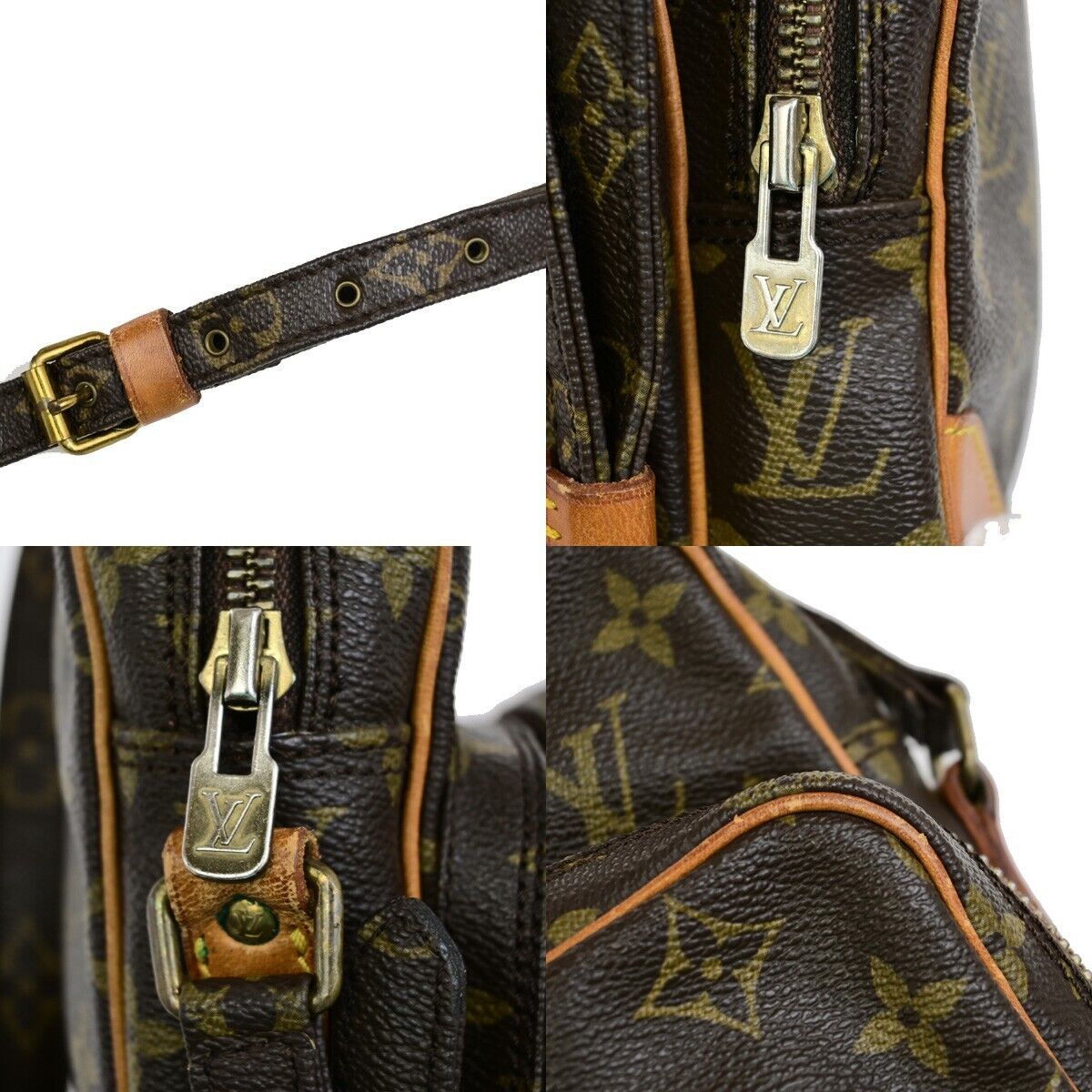 LOUIS VUITTON Amazon Crossbody Shoulder Bag Monogram Leather BN M45236 18EE097