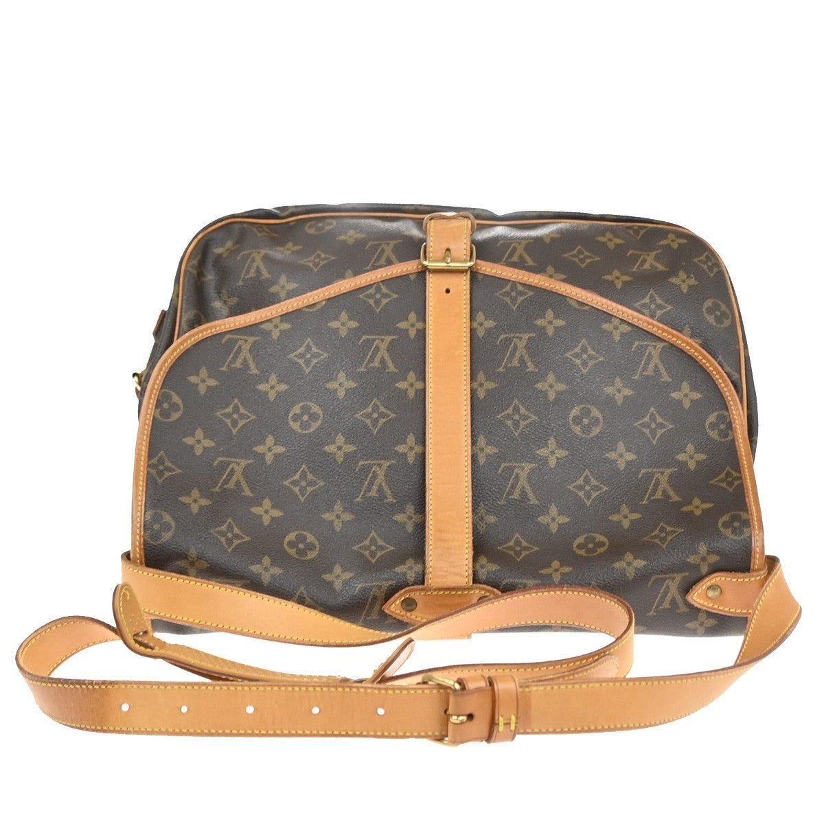 LOUIS VUITTON Saumur 35 Shoulder Bag Monogram Leather BN France M42254 16CA798