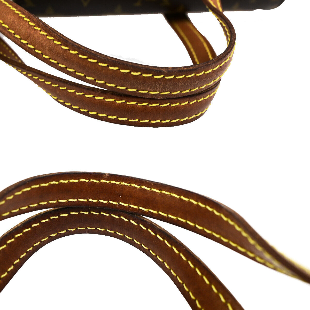 LOUIS VUITTON Sonatine Hand Bag Monogram Leather Brown France M51902 76SJ506