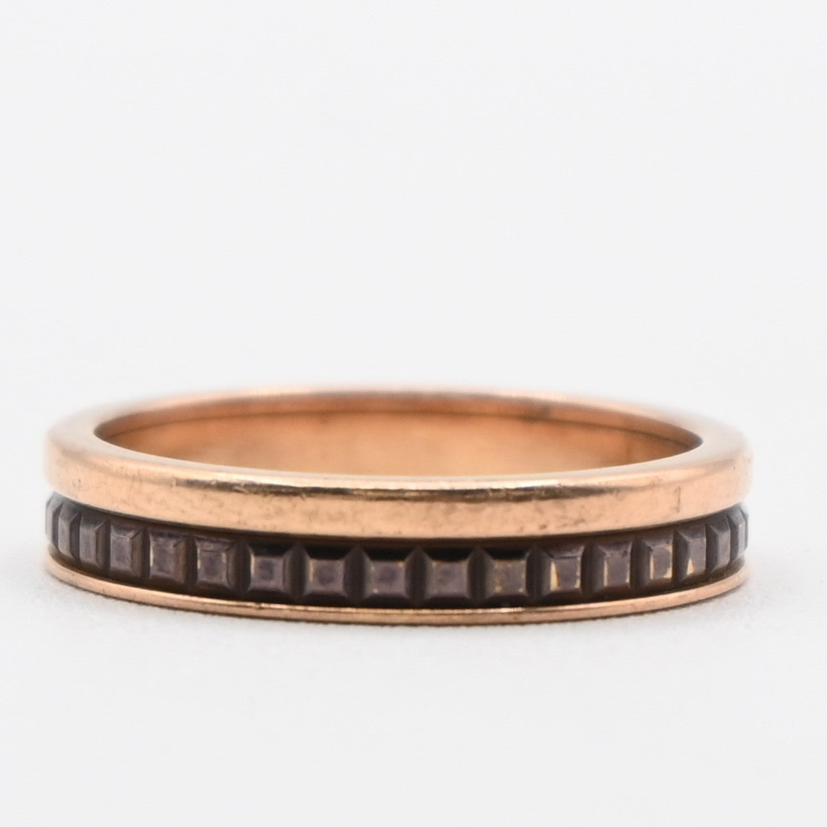 BOUCHERON Logo Quatre Classique Ring Au 750 Rose Gold JP12 US6.5 T52 99LC632