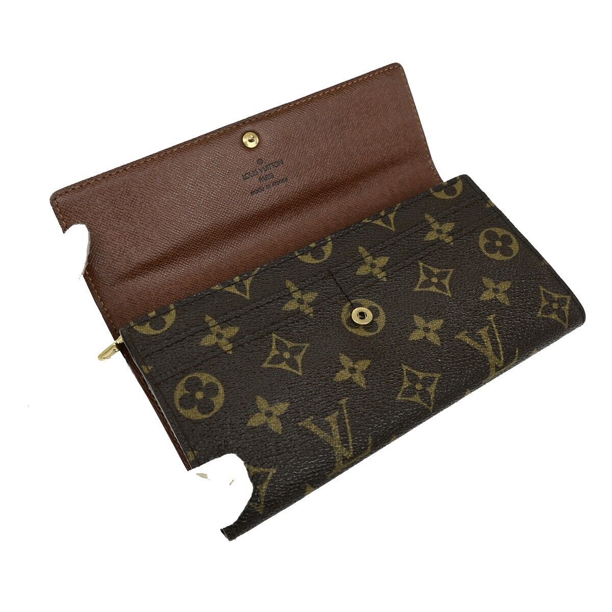 LOUIS VUITTON Portefeuille Sarah Long Bifold Wallet Monogram BN M61734 62EE070