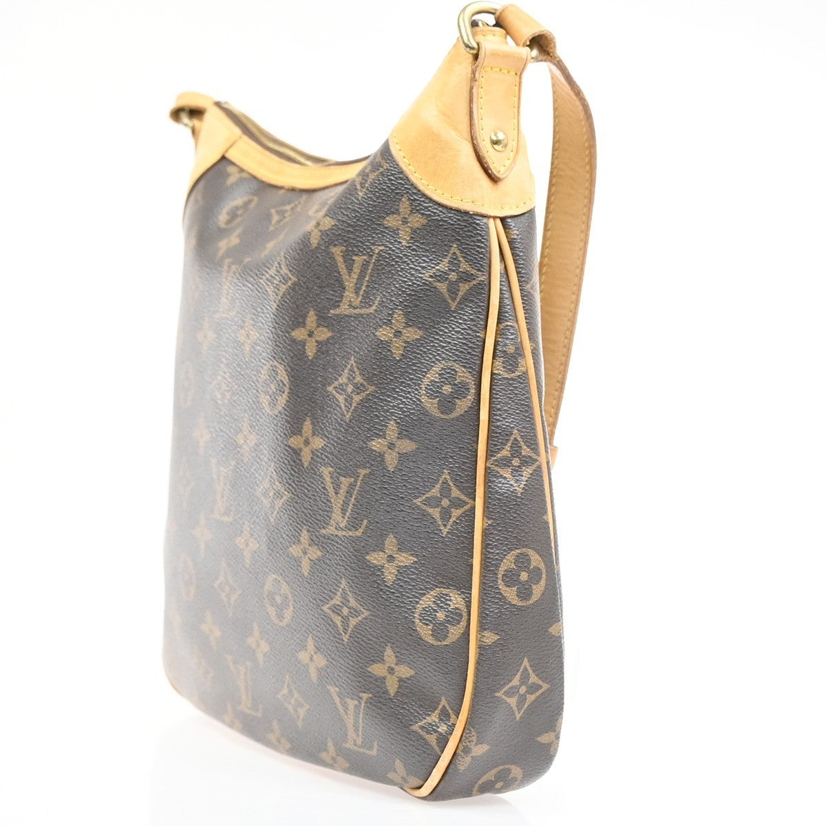 LOUIS VUITTON Odeon PM Shoulder Bag Monogram Leather Brown Spain M56390 27MA389