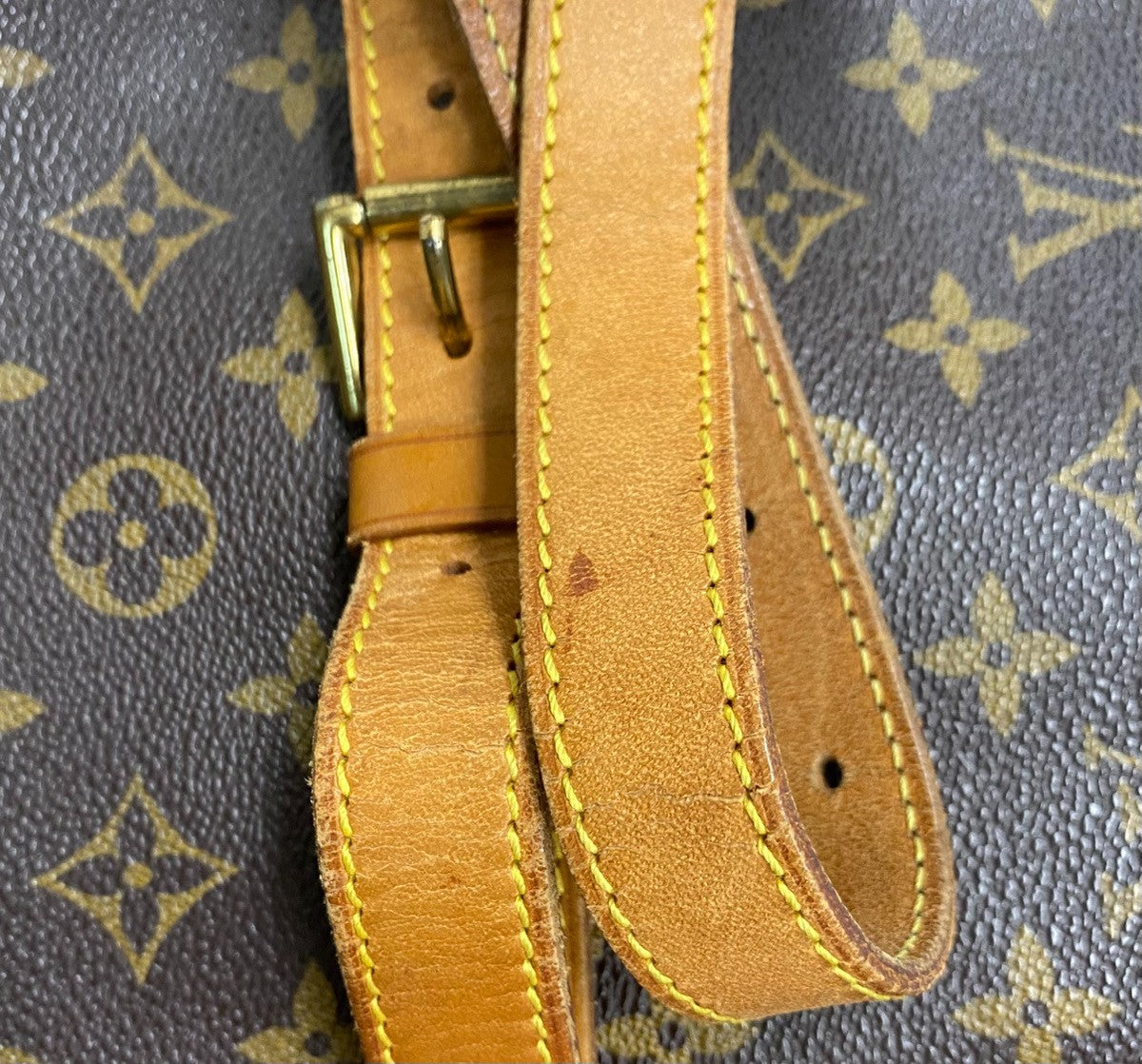 LOUIS VUITTON Musette Shoulder Bag Monogram Leather Brown France M51256 81KC182