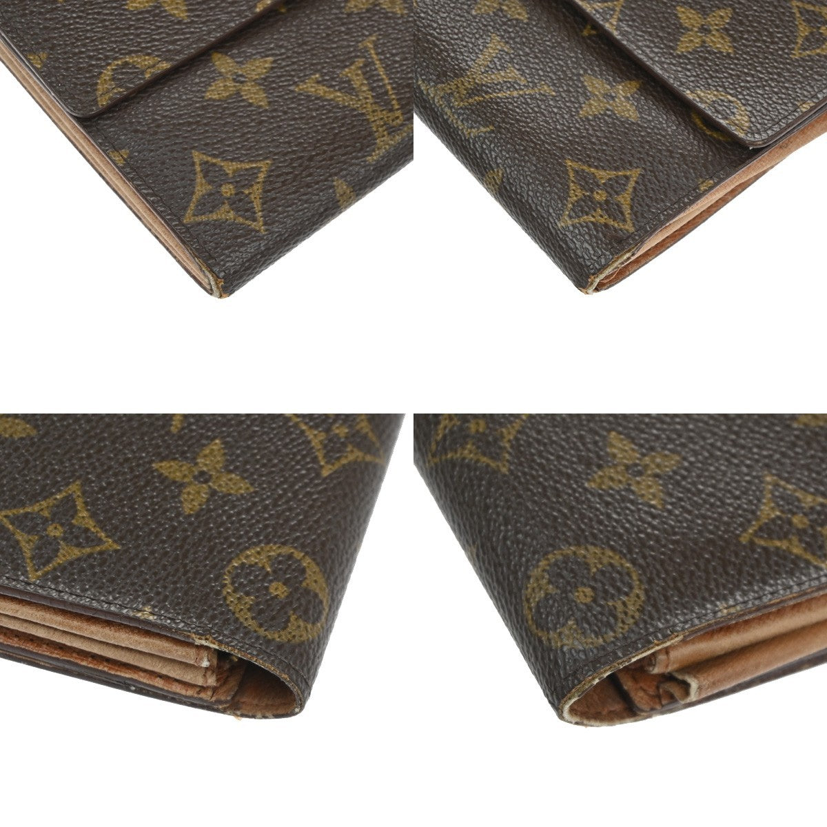 LOUIS VUITTON Porte Monnaie Credit Long Bifold Wallet Monogram BN M61725 02KD075