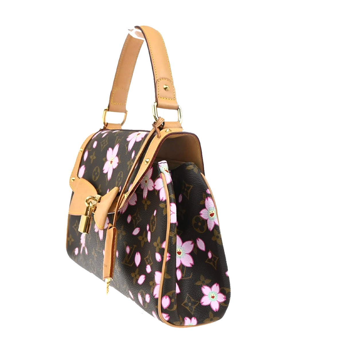 LOUIS VUITTON Sac Retro PM Hand Bag Monogram Cherry Blossom BN M92012 806LC598