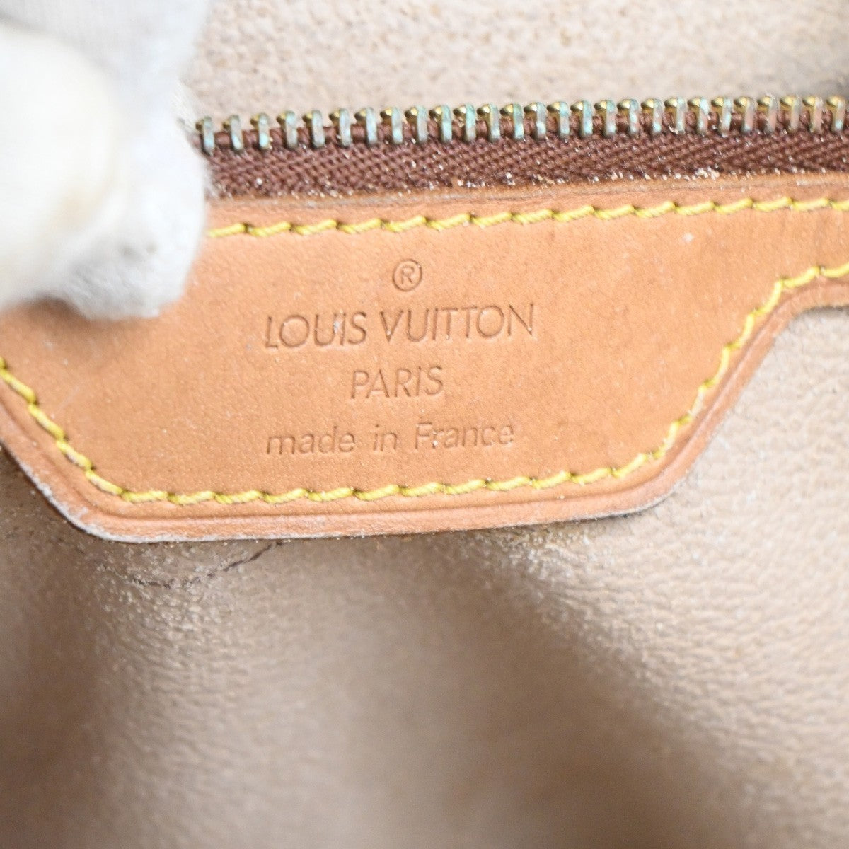 LOUIS VUITTON BUCKET GM Shoulder Tote Bag Monogram Leather Brown M42236 64TA084