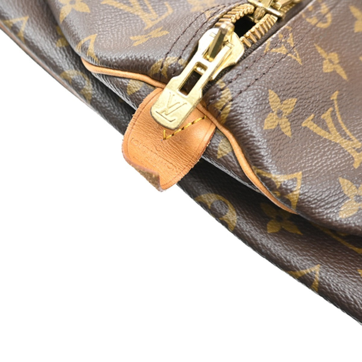 LOUIS VUITTON Keepall 55 Travel Hand Bag Monogram Leather Brown M41424 14CA649