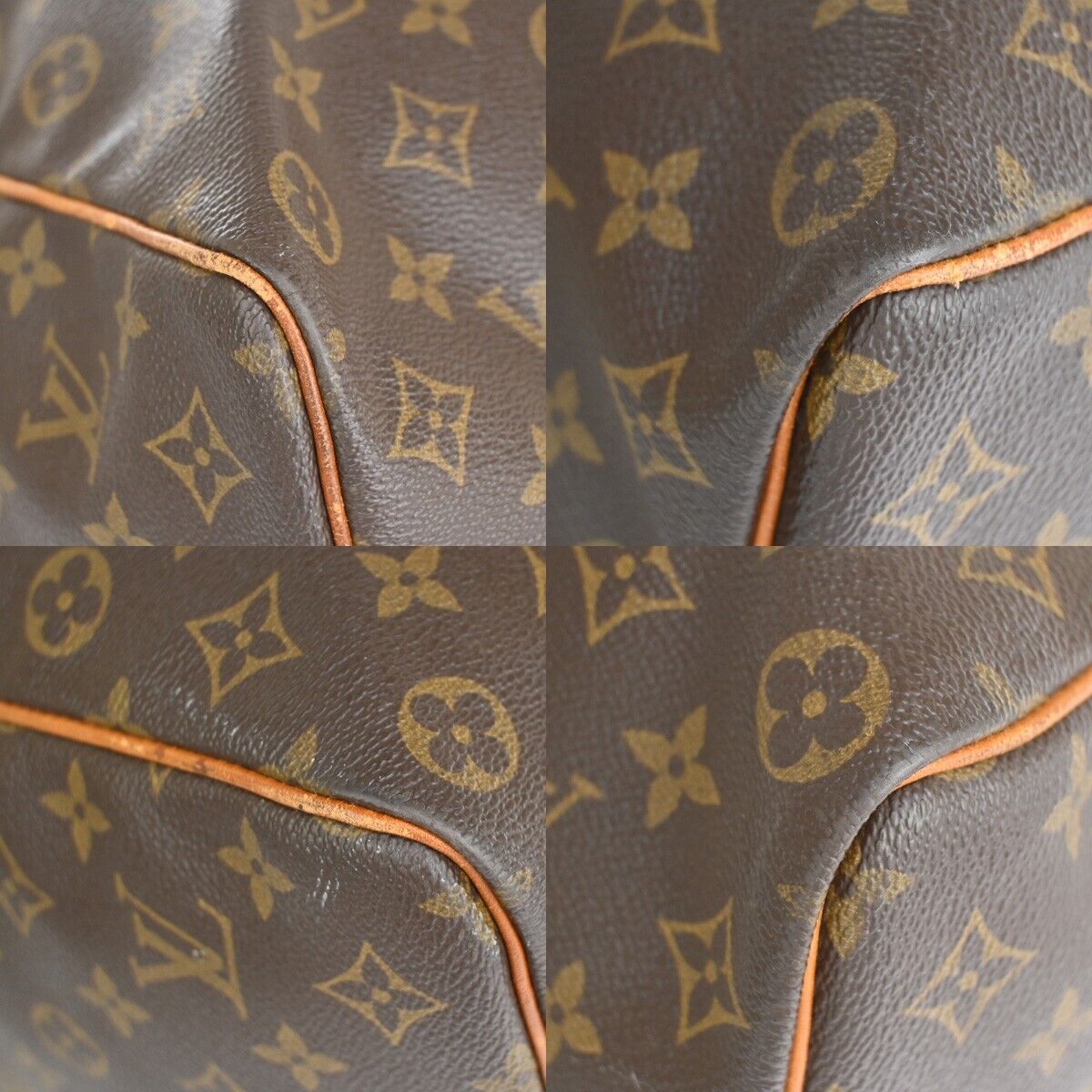 LOUIS VUITTON Keepall 50 Travel Hand Bag Monogram Leather Brown M41426 88YE260
