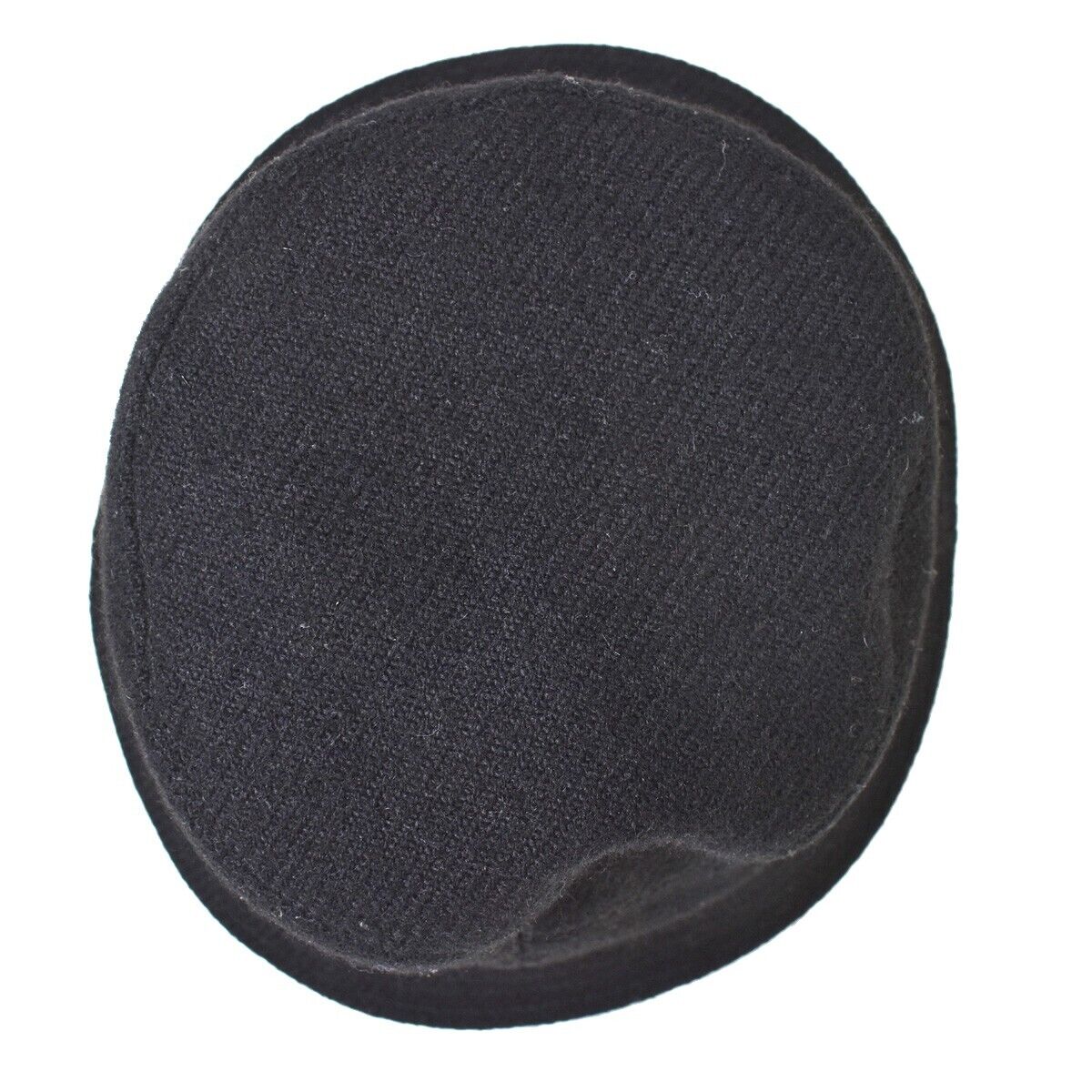 BURBERRY LONDON Logo Bucket Hat #M Cotton Wool Leather Black 04JH711
