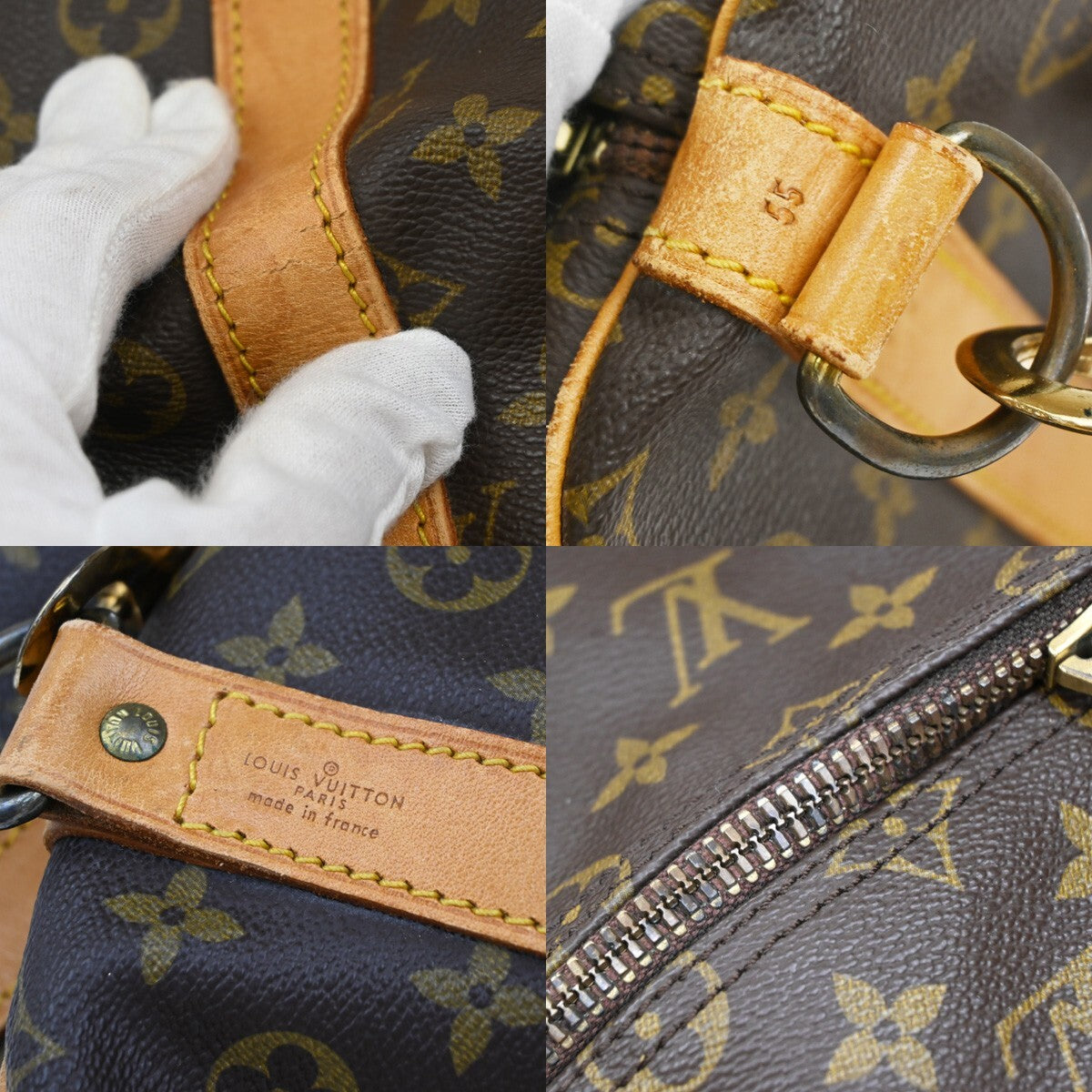 LOUIS VUITTON Keepall Bandouliere 55 2Way Hand Bag Monogram BN M41414 13EE210
