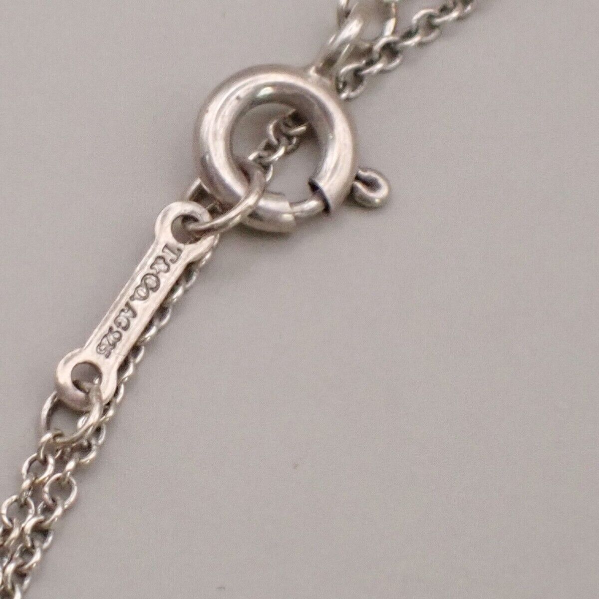 TIFFANY & CO. Loving Heart Chain Necklace Paloma Picass Silver Ag 925 01YF223