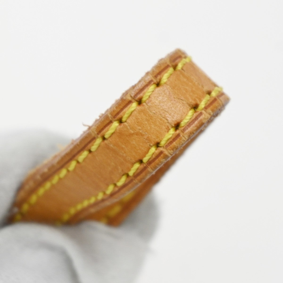 LOUIS VUITTON Shoulder Strap Leather Brown GHW Bag Accessory 02EG296