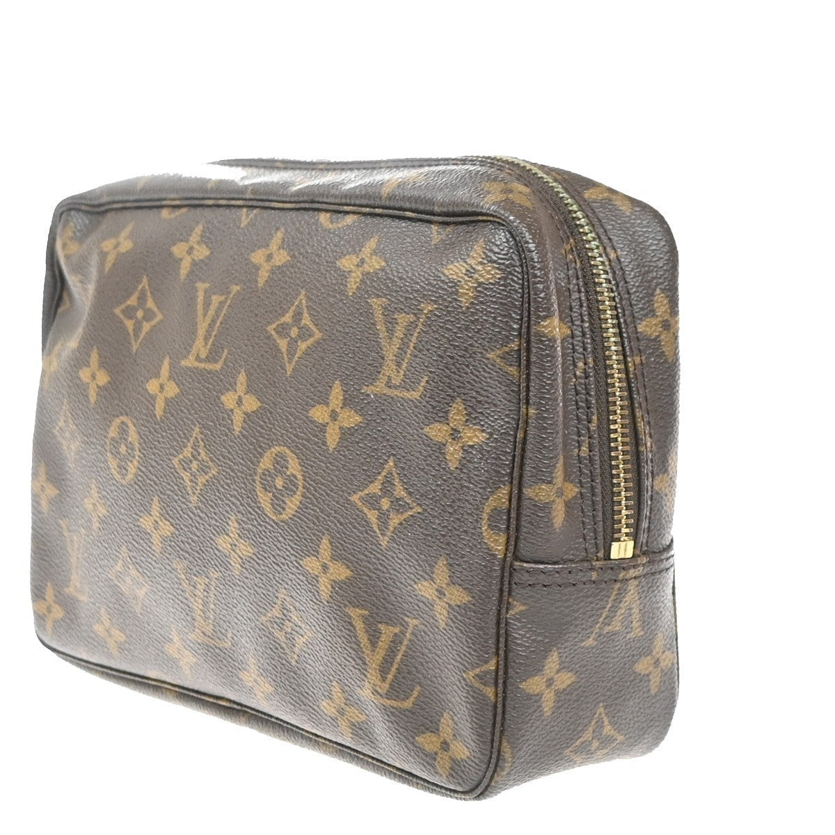 LOUIS VUITTON Trousse Toilette 23 Clutch Hand Bag Monogram Brown M47524 04CA768