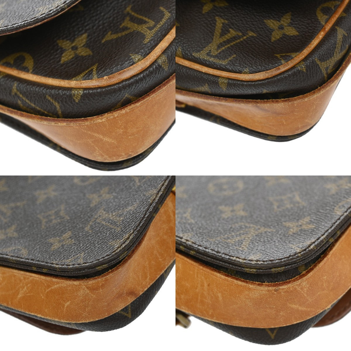 LOUIS VUITTON Mini Cartouchiere Shoulder Bag Monogram Leather BN M51254 70YJ228
