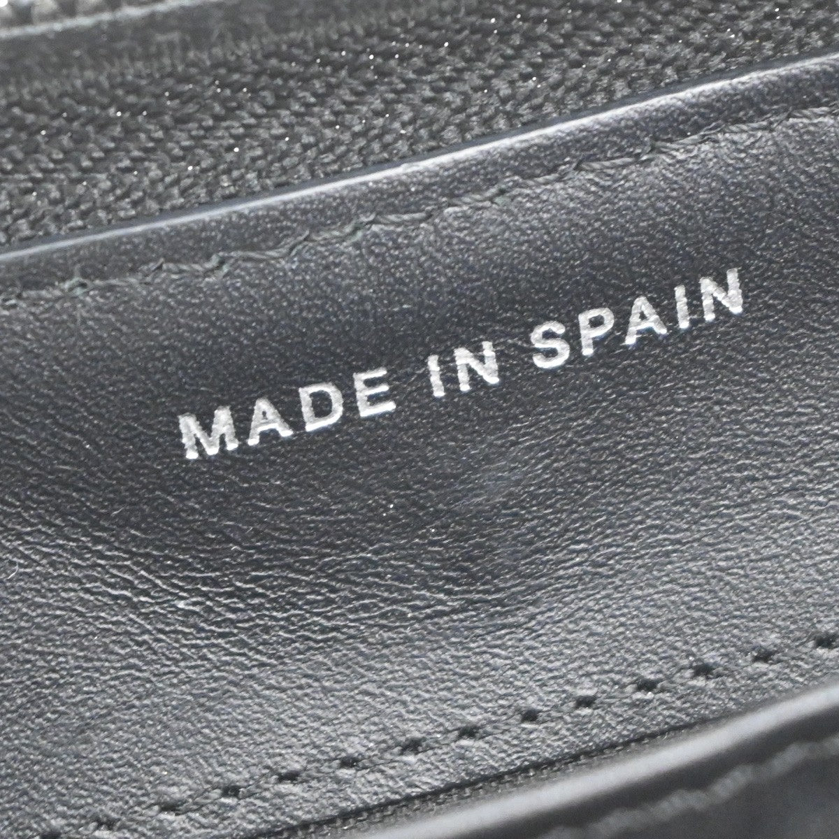 CHANEL CC Zip Around Long Wallet Grained Calfskin Leather Black Spain 87RQ036