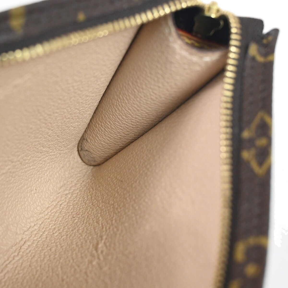 LOUIS VUITTON BUCKET PM Shoulder Tote Bag Monogram Leather Brown M42238 98SH015