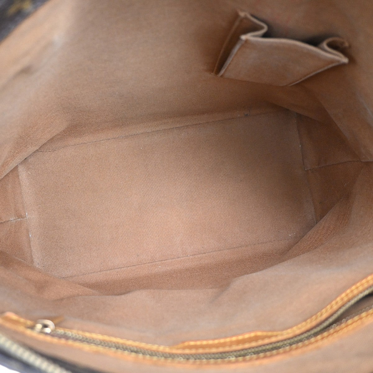 LOUIS VUITTON Cabas Mezzo Shoulder Bag Monogram Leather Brown M51151 35KB563