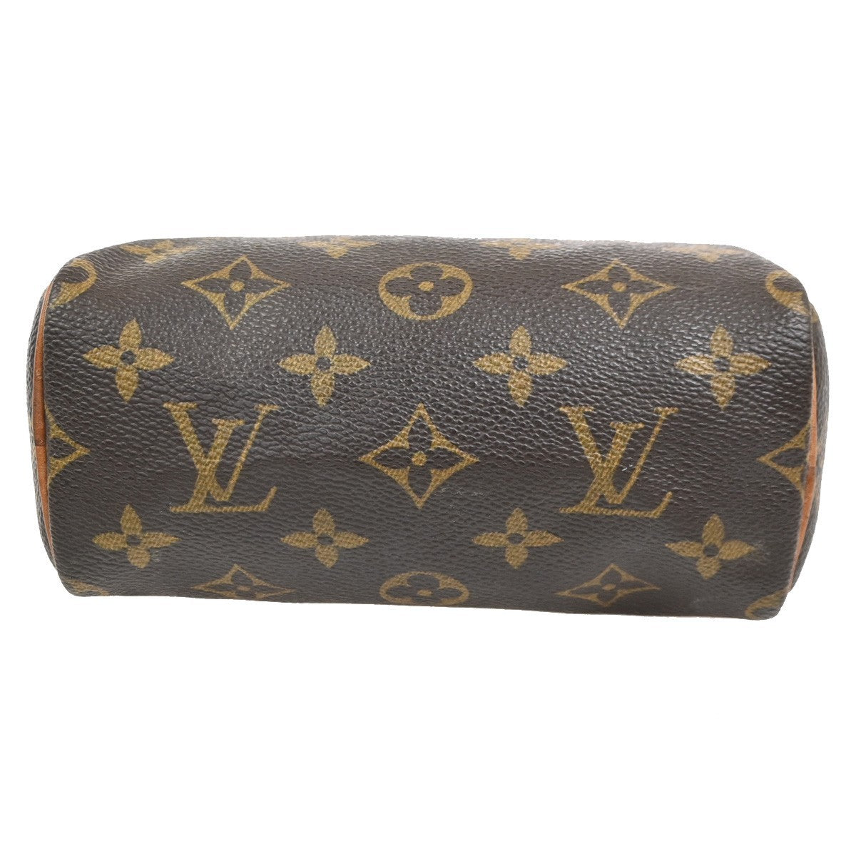 LOUIS VUITTON Mini Speedy Hand Bag Monogram Leather Brown M41534 12MA600