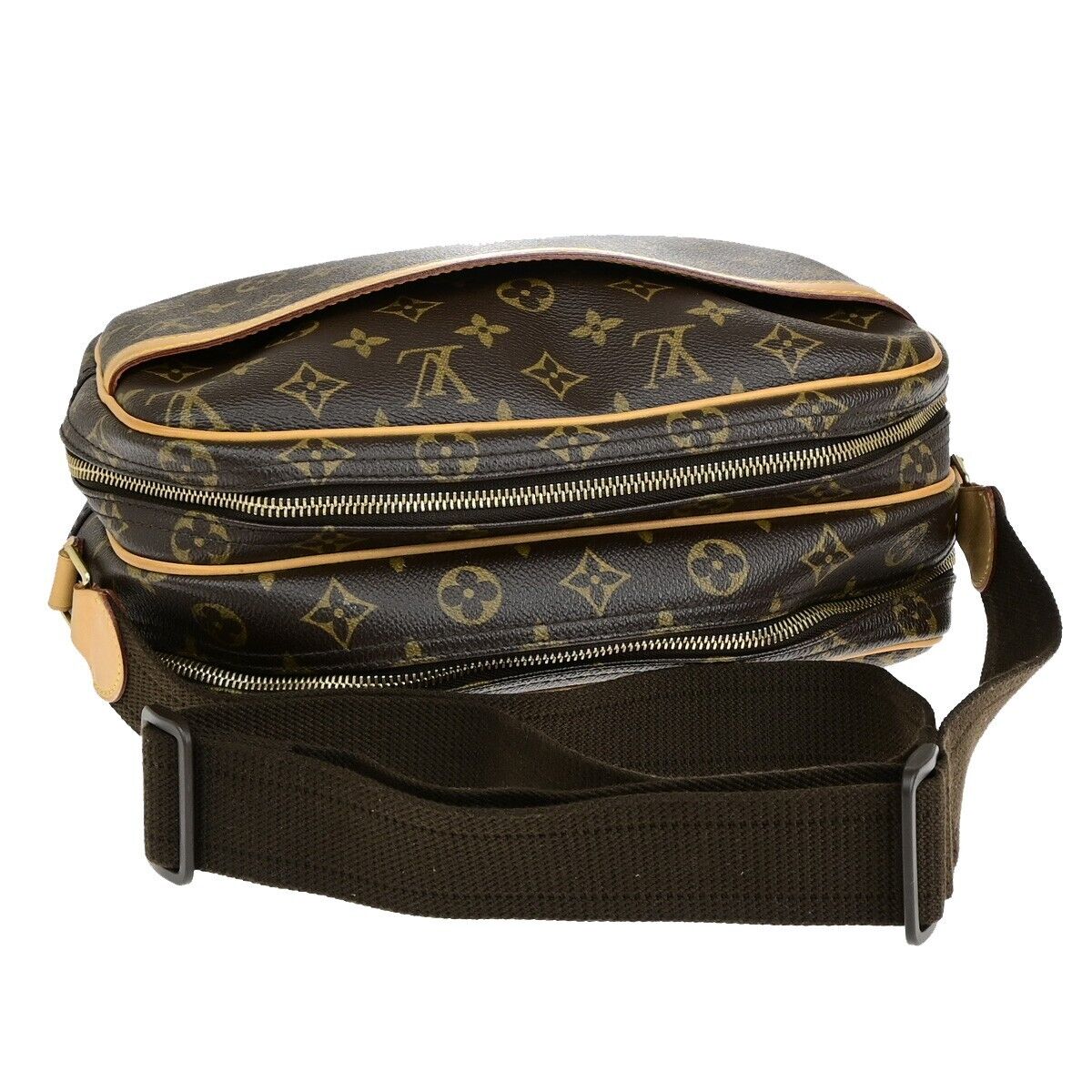 LOUIS VUITTON Reporter PM Crossbody Shoulder Bag Monogram Leather M45254 95EB829